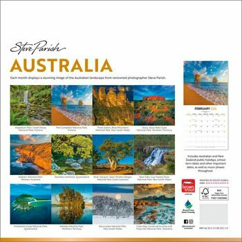 Calendrier 2026 Australie Steve Parish