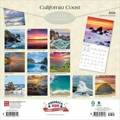 Calendrier Mural 2026 Côte Californienne USA