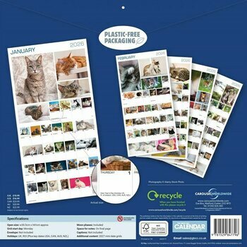 Calendrier 2026 365 Photos de Chats 