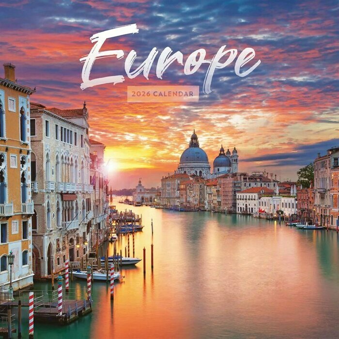 Calendrier 2026 Voyage en Europe
