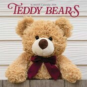 Calendrier 2026 Oursons Peluches Jouets Rétro