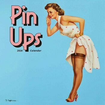 Calendrier 2026 Dessins Retro Pin ups