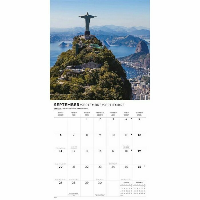 Calendrier Papier 2026 Passeport pour le Monde