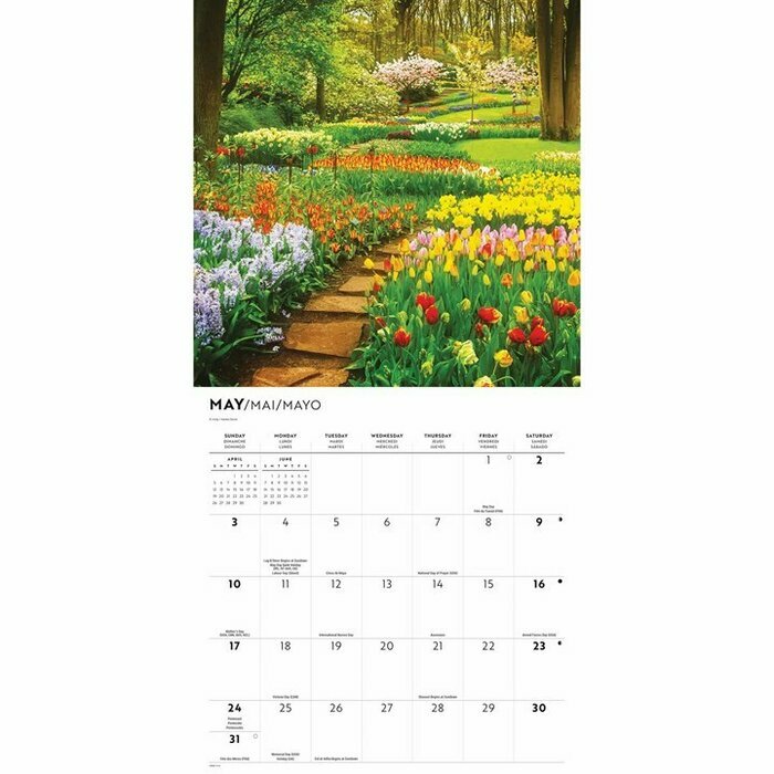 Calendrier Papier 2026 Dans le Jardin Relaxant 