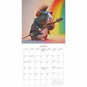 Calendrier Papier 2026 Cochons d'Inde Humour Rigolos