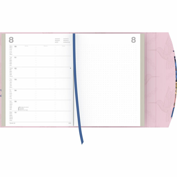 Agenda papier Magnetique Frida Kahlo 2026