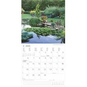 Calendrier 2026 mural Jardins Nature et Détente