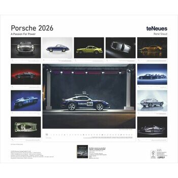 Maxi Calendrier 60x50cm 2026 Porsche Passion Voiture Maxi Calendrier 60x50cm 2026 Porsche Passion Voiture