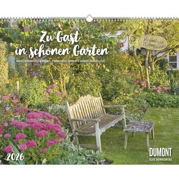 Maxi Calendrier 52x42,5cm 2026 Promenades dans les Jardins Merveilleux
