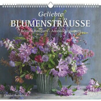 Maxi Calendrier 38x35.5cm 2026 Bouquets de Fleurs