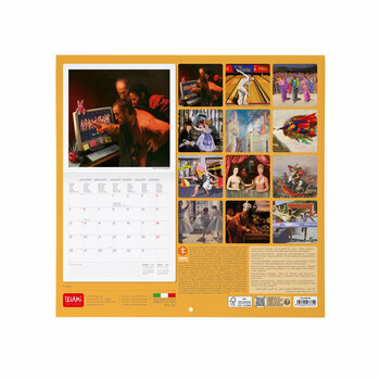 Calendrier 2026 Oeuvres d'Art revisitées Humour Calendrier 2026 Oeuvres d'Art revisitées Humour