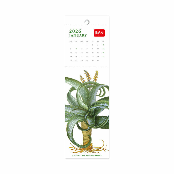 Calendrier Marque Page 2026 Herbiers  Fleurs