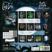 Calendrier mural 2026 Tim Burton