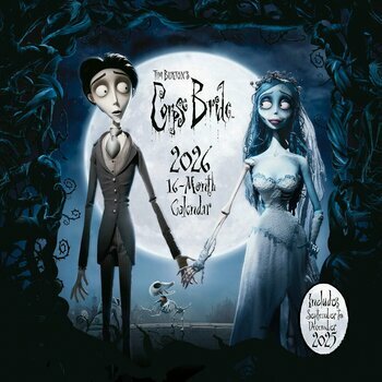 Calendrier 2026 Corpse Bride Tim Burton