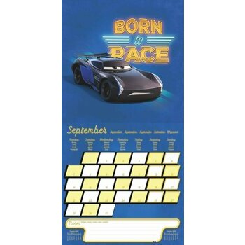 Calendrier 2026 Cars Disney Dessin Animé