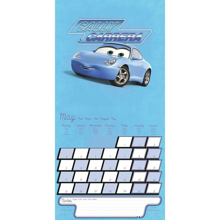 Calendrier 2026 Cars Disney Dessin Anim