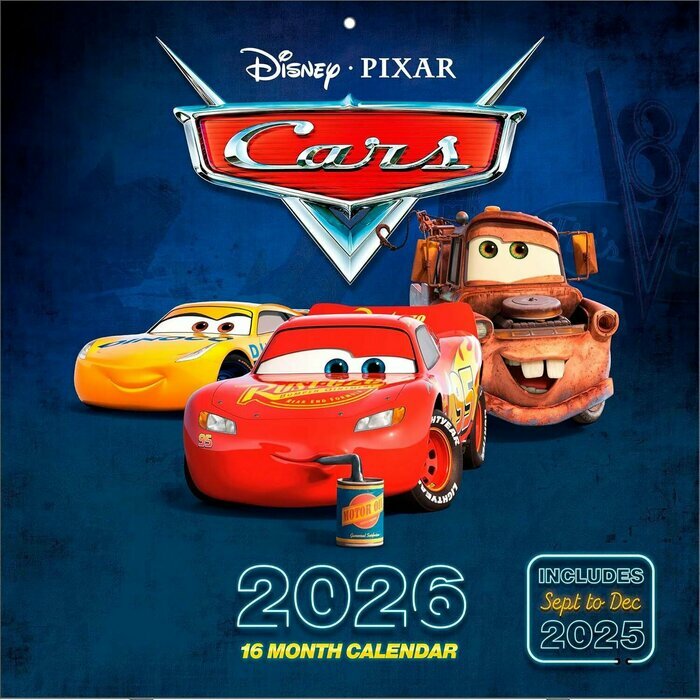Calendrier Mural 2026 Cars Disney Dessin Anim