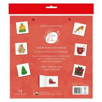 Calendrier 2024 de L'Avent Paysage Enneigé Colombe