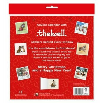 Calendrier 2024 de L'Avent Cerf Père Noël Humoristique