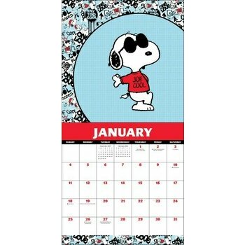 Calendrier 2026 Snoopy Peanuts