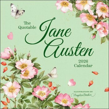 Calendrier 2026 Illustrations Citations Jane Austen par Marjolein Bastin