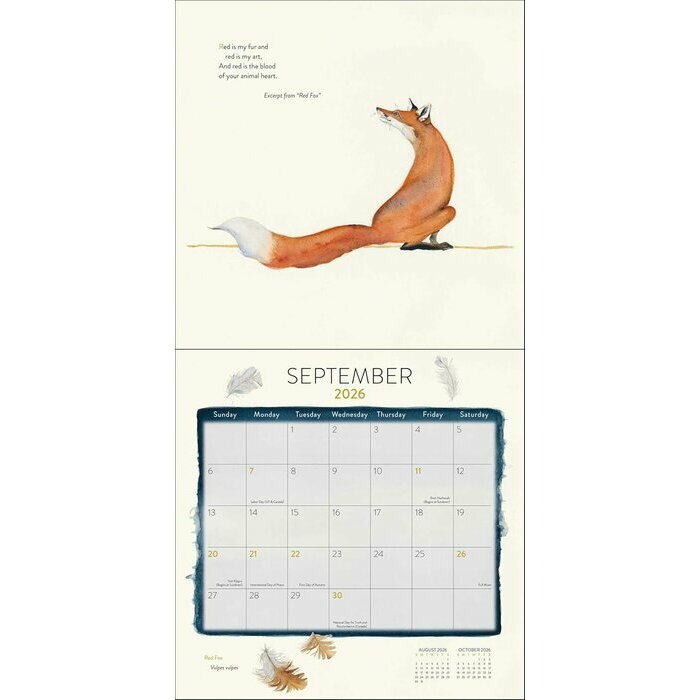 Calendrier 2026 Robert Macfarlane Jackie Morris