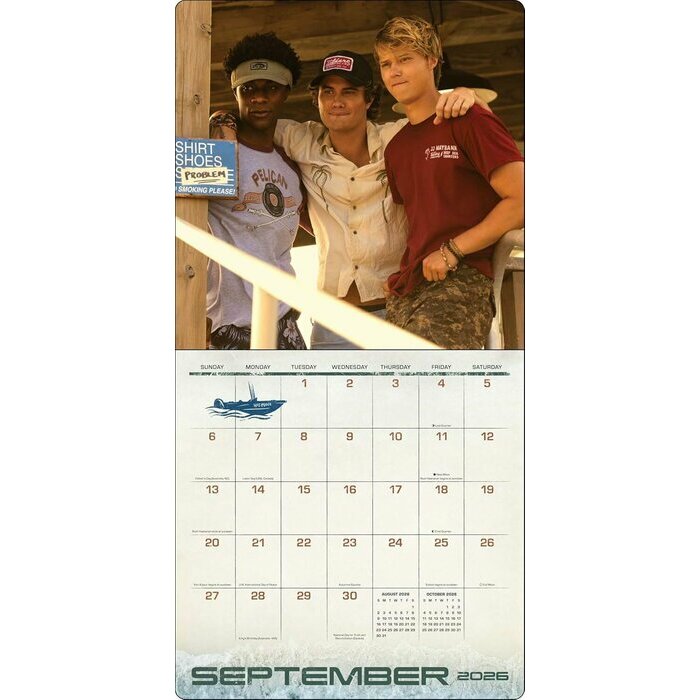 Calendrier 2026 Serie Outer banks John Sarah Kiara Calendrier 2026 Serie Outer banks John Sarah Kiara