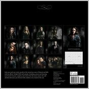 Calendrier mural 2026 Twilight Saga Vampire Robert Pattinson 