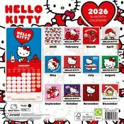 Calendrier mural 2026 Dessin Hello Kitty Kawa