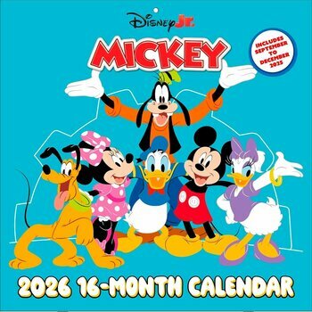 Calendrier 2026 Dessin Animé Le Monde de Mickey Disney