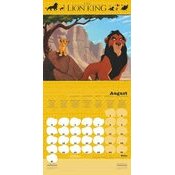 Calendrier papier 2026 Dessin Anim Le Roi Lion Disney