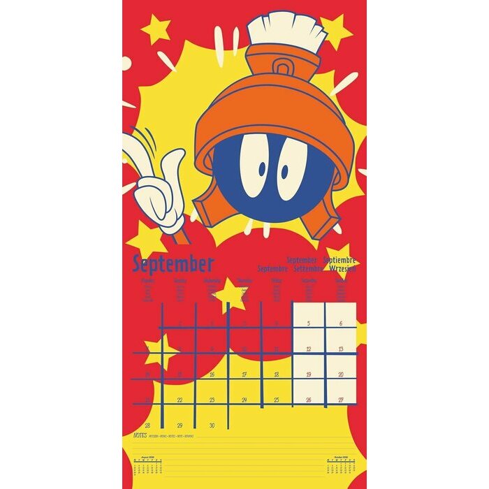 Calendrier 2026 Dessin bunny Looney Tunes