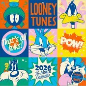 Calendrier 2026 mural Dessin Anim Looney Tunes