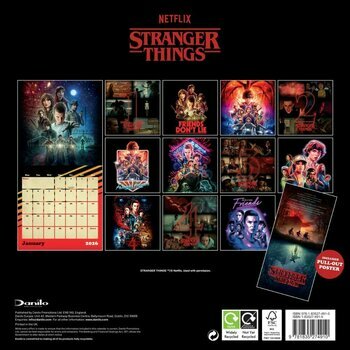 Calendrier 2026 Stranger Things Série