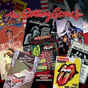 Calendrier 2026 Rolling Stones Mick Jagger Keith
