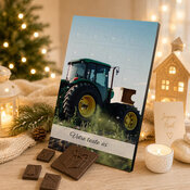Calendrier De L'Avent Noël Agricole - 24 Ornements Acrylique 2D Tracteurs Et Machines - Décoration De Sapin Ou Collection