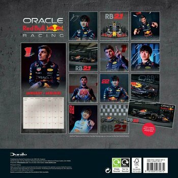 Calendrier 2026 Course Automobile Formule 1 Ecurie Redbull Racing