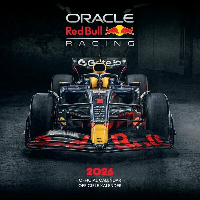 Calendrier 2026 papier Course Automobile Formule 1 Ecurie Redbull Racing