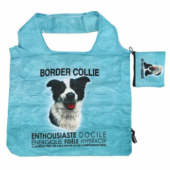 Porte-Monnaie et  Sac de Courses Pliable Border Collie