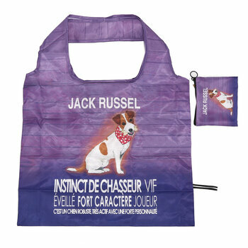 Porte-Monnaie et Sac de Courses Pliable Jack Russell