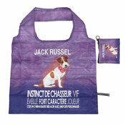 Porte-Monnaie Sac de Courses Pliable Jack Russell
