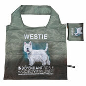 Porte-Monnaie Sac de Courses Pliable Westie West Highland