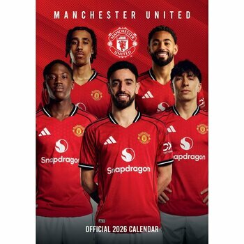 Calendrier 2026 Football Manchester United FC format A3