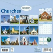 Calendrier mural Eglises Rligion Chrtienne Culte