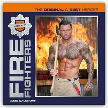 Calendrier 2026 Sexy Pompiers Homme Feu