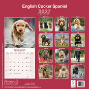 Calendrier 2027 Cocker Anglais Calendrier Mural 2027 English Cocker