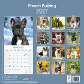 Calendrier 2027 Bouledogue Français Calendrier papier 2027 Bouledogue français