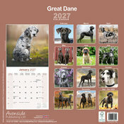 Calendrier 2027 Dogue Allemand Calendrier papier 2027 Dogue Allemand