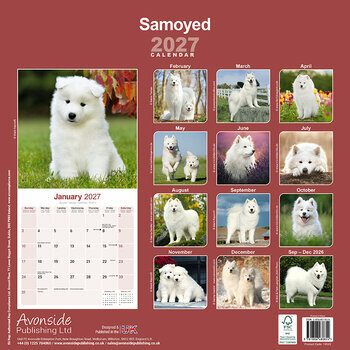 Calendrier 2027 Samoy&egrave;de