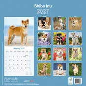 Calendrier Shiba Inu papier 2027